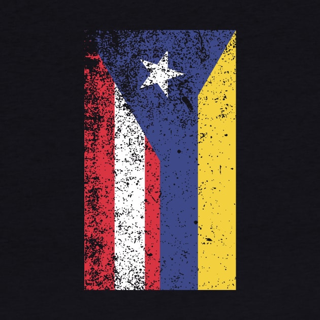 Puerto Rican Colombian Flag - Puerto Rico Colombia Bandera by PuertoRicoShirts